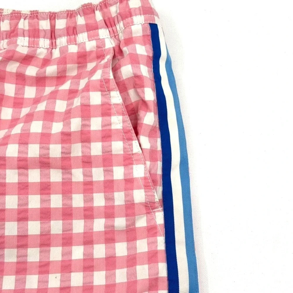 Vineyard Vines Swim Trunks Pink‎ Gingham Check Mesh Lined Size XL Preppy Beach